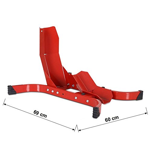 ConStandsEasy Plus-Motorcycle Stand Suzuki GSX-R 1000 Red Paddock Front Wheel Chock Transport Motorbike Rocker Universal - Image 3