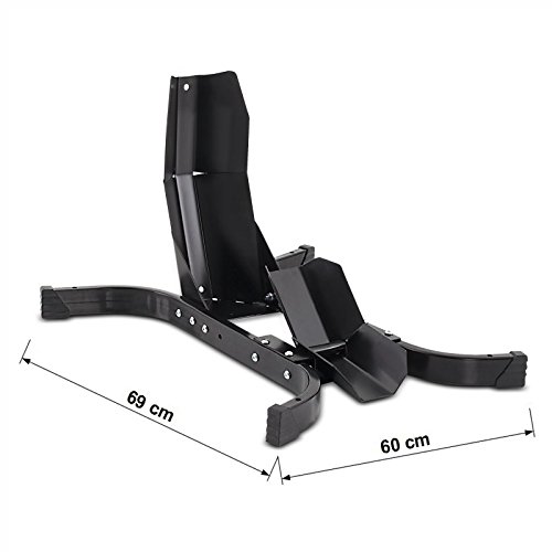 ConStands Easy Plus-Motorcycle Stand Yamaha FZR 1000,FZR 600/R Black Paddock Front Wheel Chock Transport Motorbike Rocker Universal - Image 4
